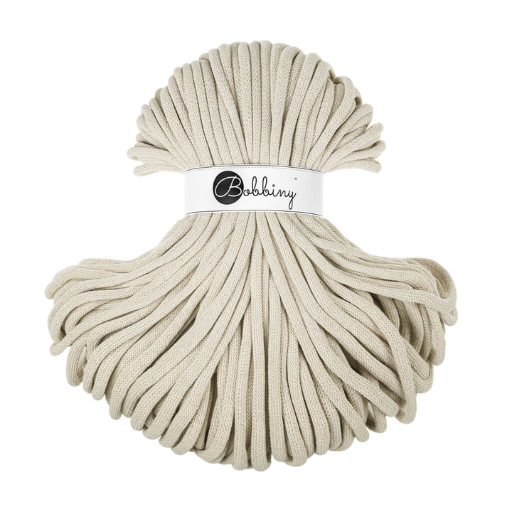 Bobbiny Cashmere Beige Bobbiny 9mm Jumbo Kordel Lieblingsgarn