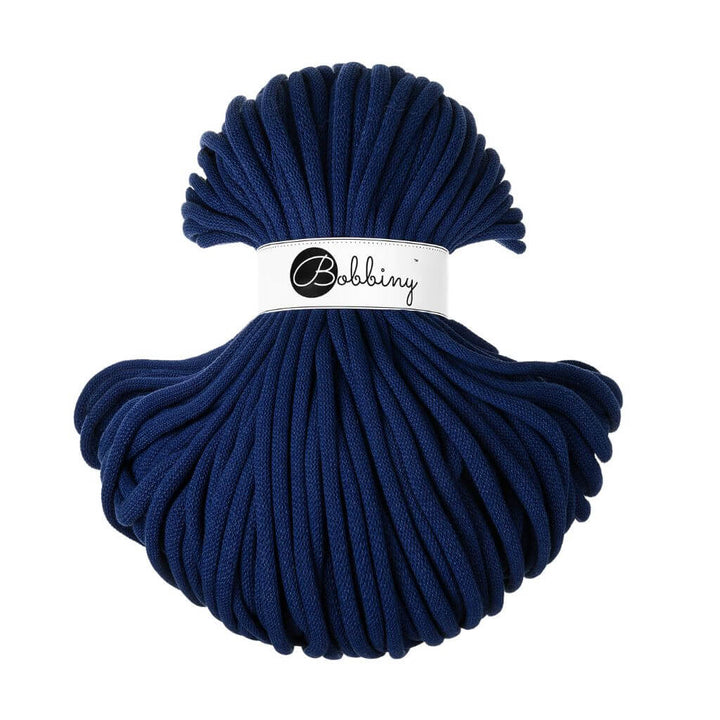 Bobbiny Ink Blue Bobbiny 9mm Jumbo Kordel Lieblingsgarn