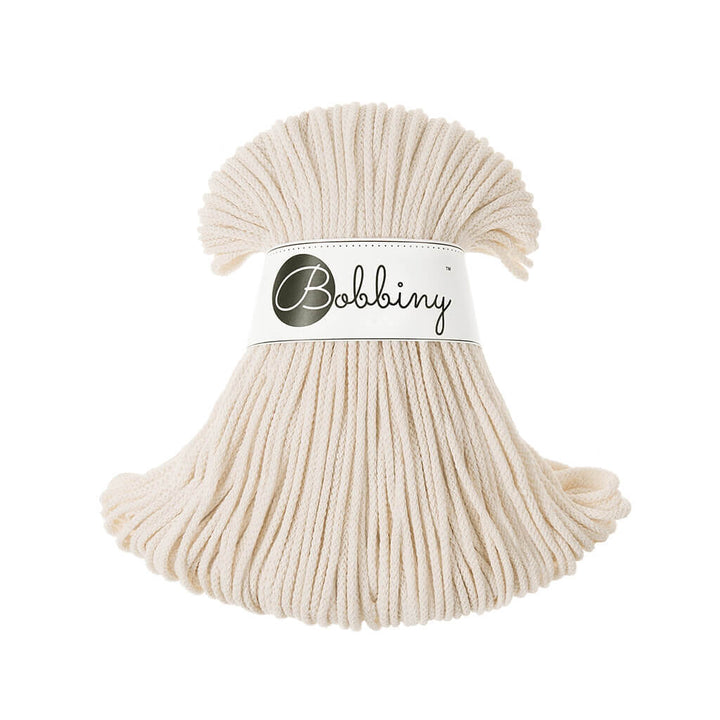 Bobbiny Makramee Natural Bobbiny Kordel Junior 3mm x 100 m Lieblingsgarn