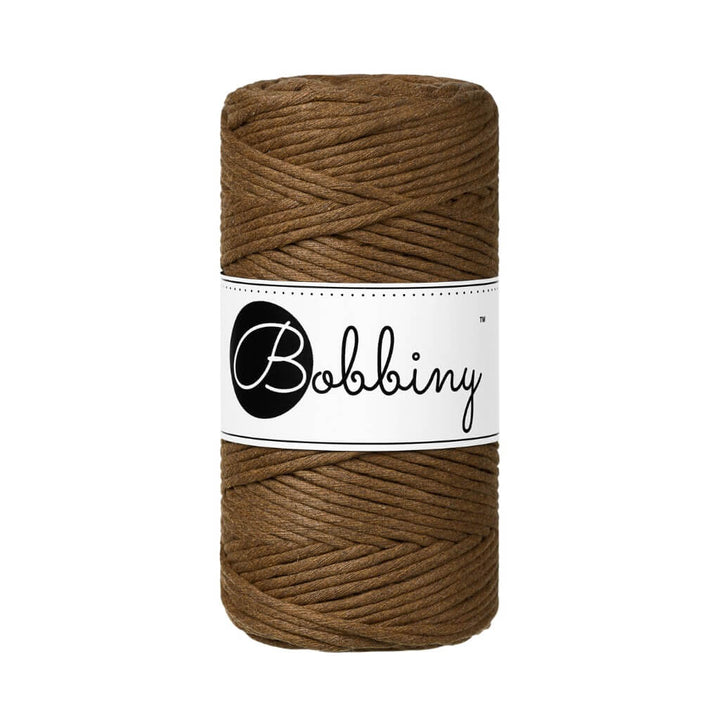 Bobbiny Makramee Nut Brown Bobbiny Makramee Garn 3mm Lieblingsgarn