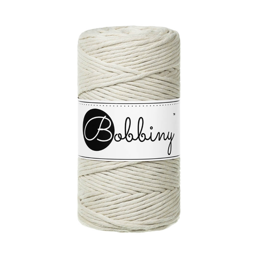 Bobbiny Makramee Cashmere Beige Bobbiny Makramee Garn 3mm Lieblingsgarn