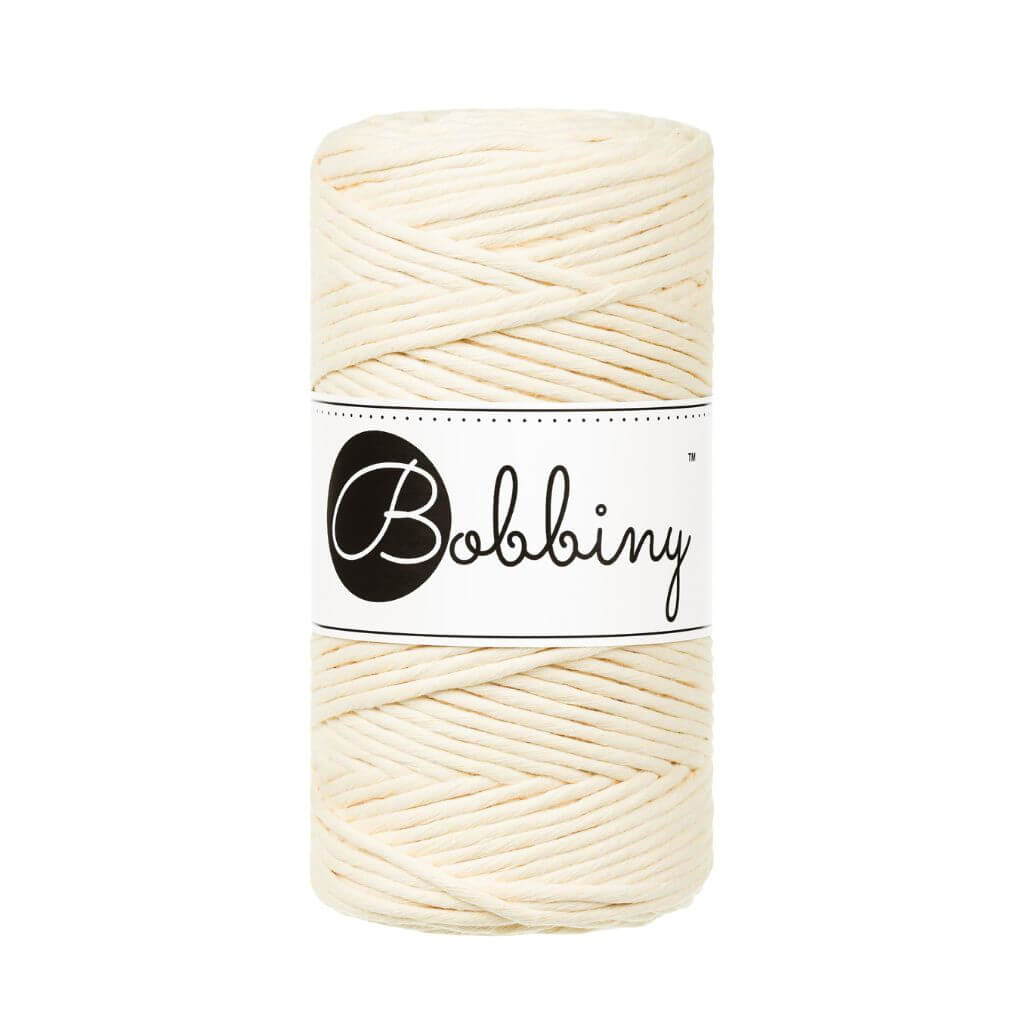 Bobbiny Makramee Butter Yellow Bobbiny Makramee Garn 3mm Lieblingsgarn