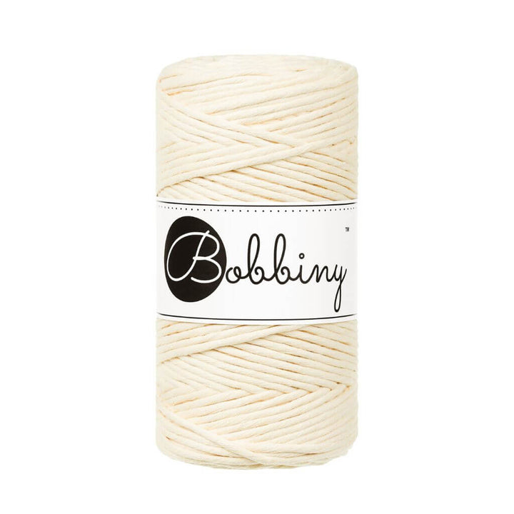 Bobbiny Makramee Butter Yellow Bobbiny Makramee Garn 3mm Lieblingsgarn