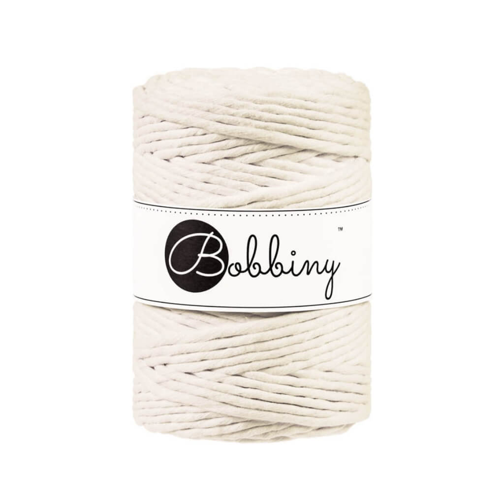 Bobbiny Natural Bobbiny Makramee Garn 5 mm x 100 m Lieblingsgarn