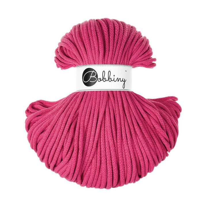 Bobbiny Makrameegarn Dopamine Pink Bobbiny Premium Kordel 5mm x 100 Meter Lieblingsgarn