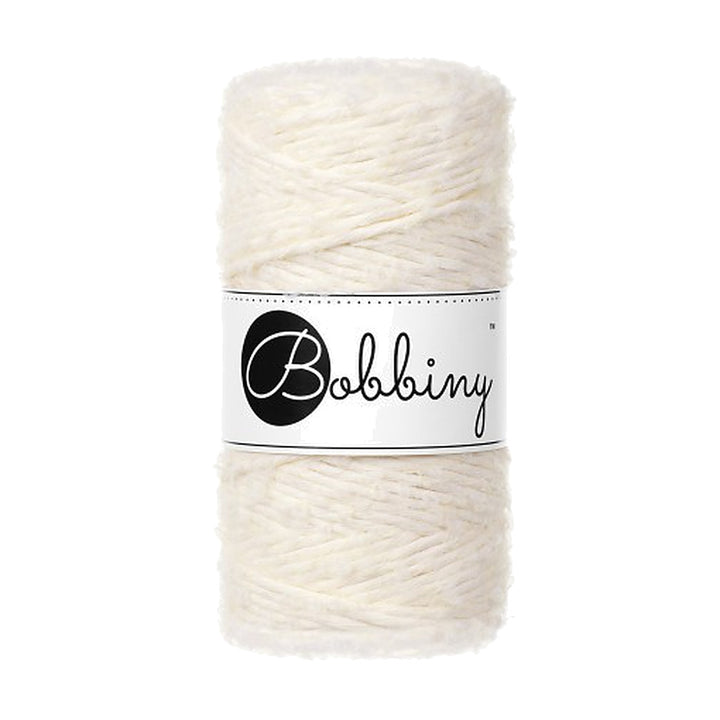 Bobbiny Boucle Macrame Cord 3mm, Farbe Natural – Baumwolle bei Lieblingsgarn