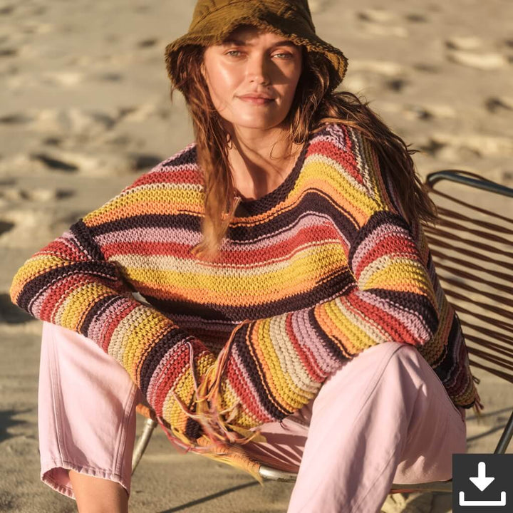 Brigitte No. 4 Pullover - Lana Grossa Brigitte 09 Modell 02 (PDF) Lieblingsgarn