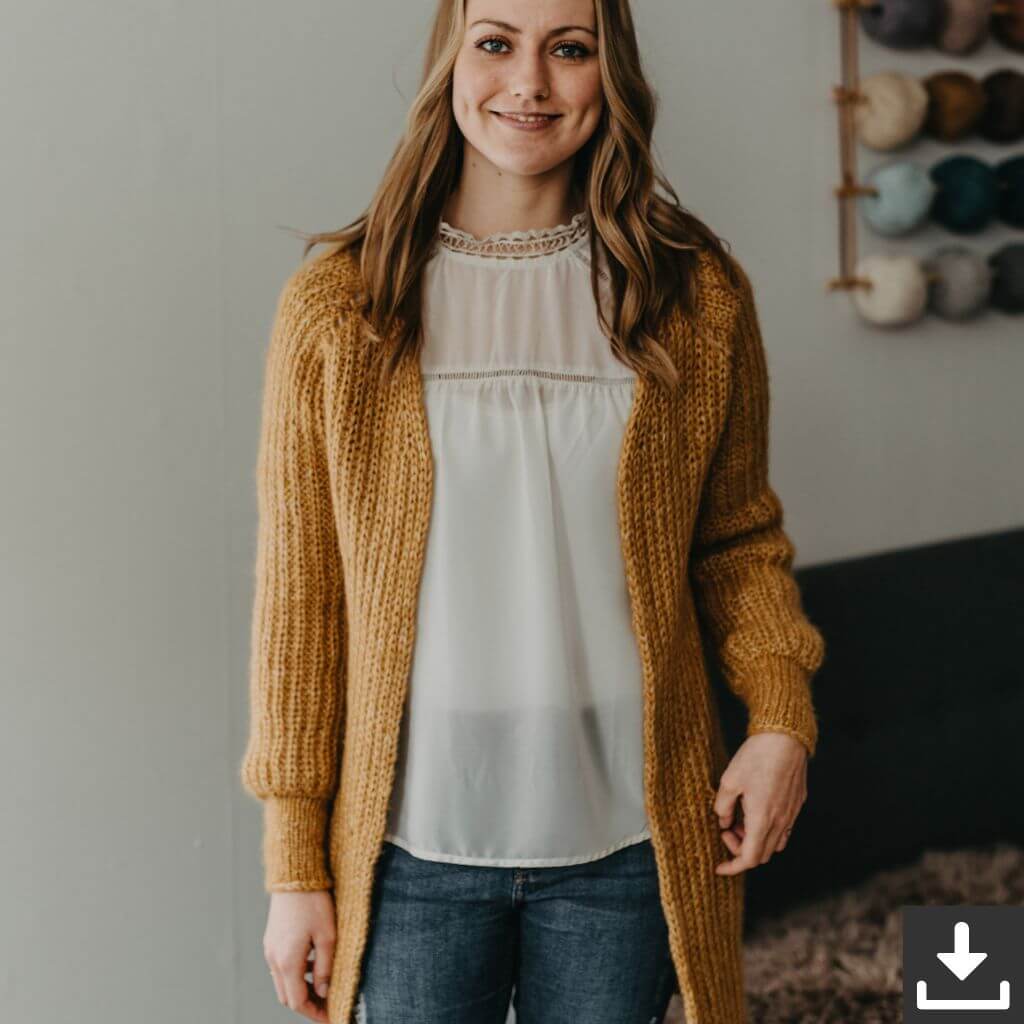 CaMaRose Der Dreamy Cardigan Strickanleitung - CaMaRose (PDF) Lieblingsgarn