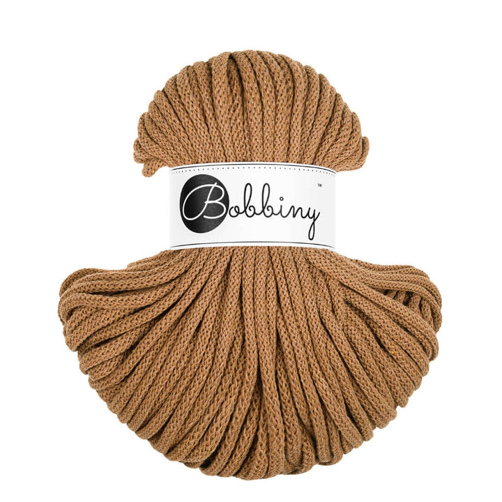 Bobbiny Makrameegarn Caramel Bobbiny Premium Kordel 5 mm x 50 m Lieblingsgarn