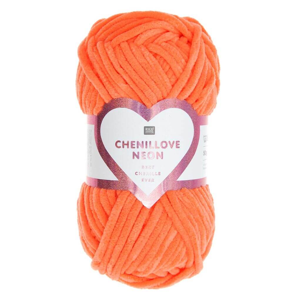 Rico Design 005 - Orange Rico Design Creative Chenillove Neon Lieblingsgarn