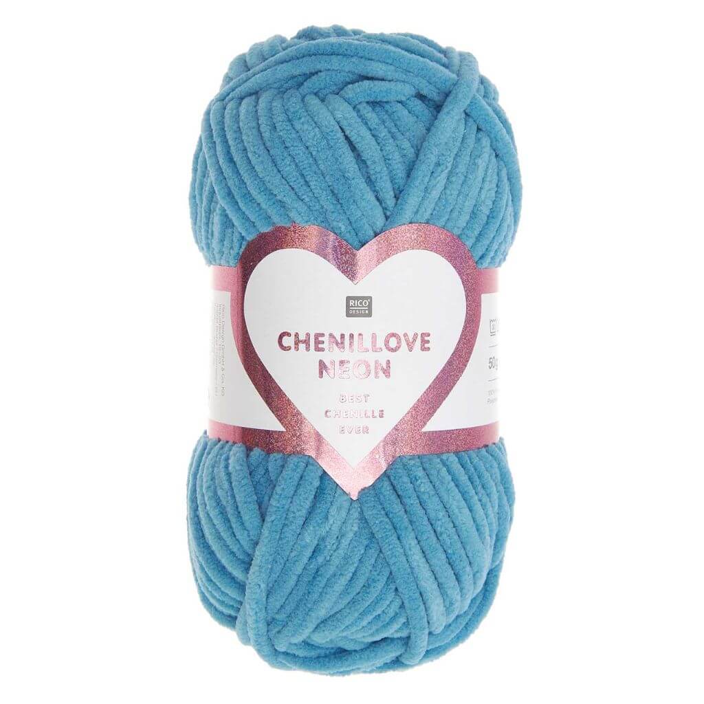 Rico Design 008 - Blau Rico Design Creative Chenillove Neon Lieblingsgarn