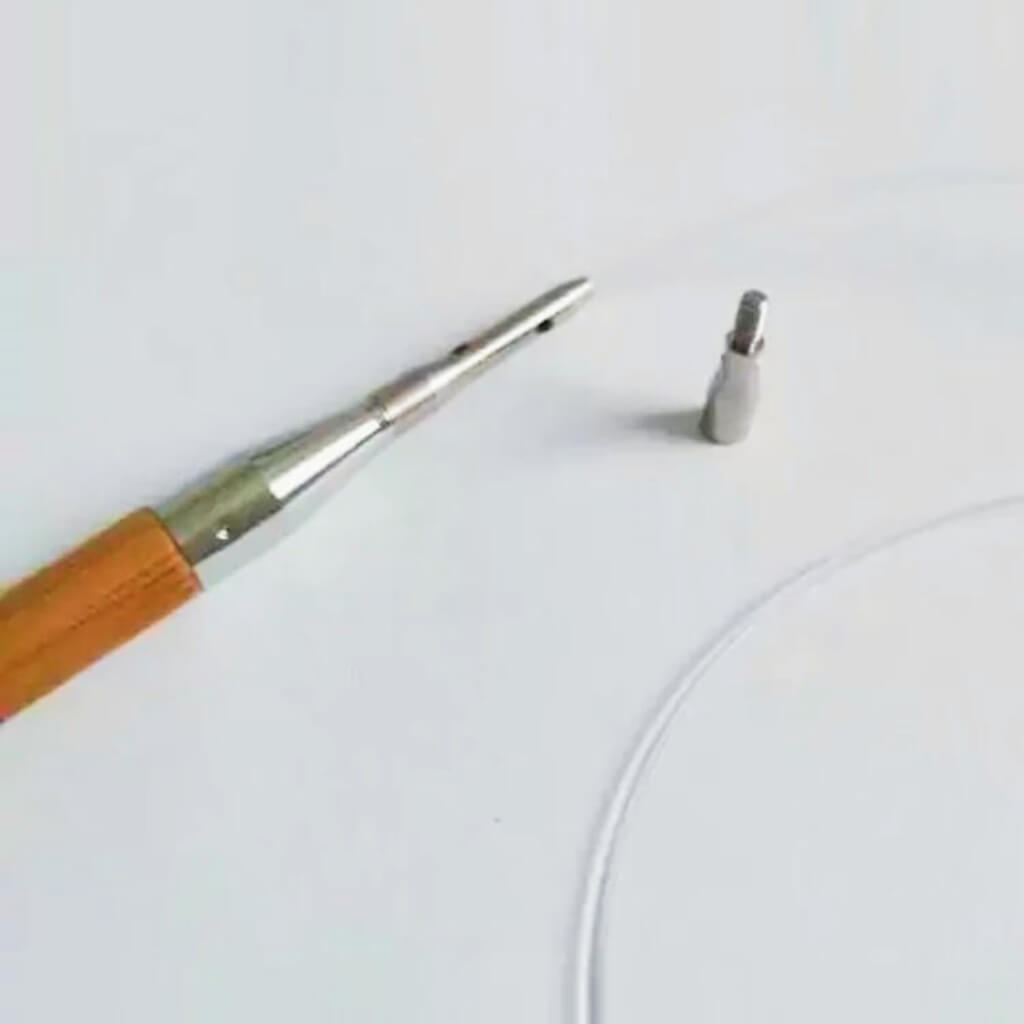 ChiaoGoo ChiaoGoo Adapter L Nadel zu S Seil 2 Stück Lieblingsgarn