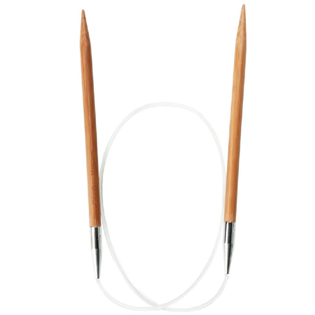 ChiaoGoo 80 cm / 5,50 mm ChiaoGoo Rundstricknadeln Bamboo Patina Lieblingsgarn