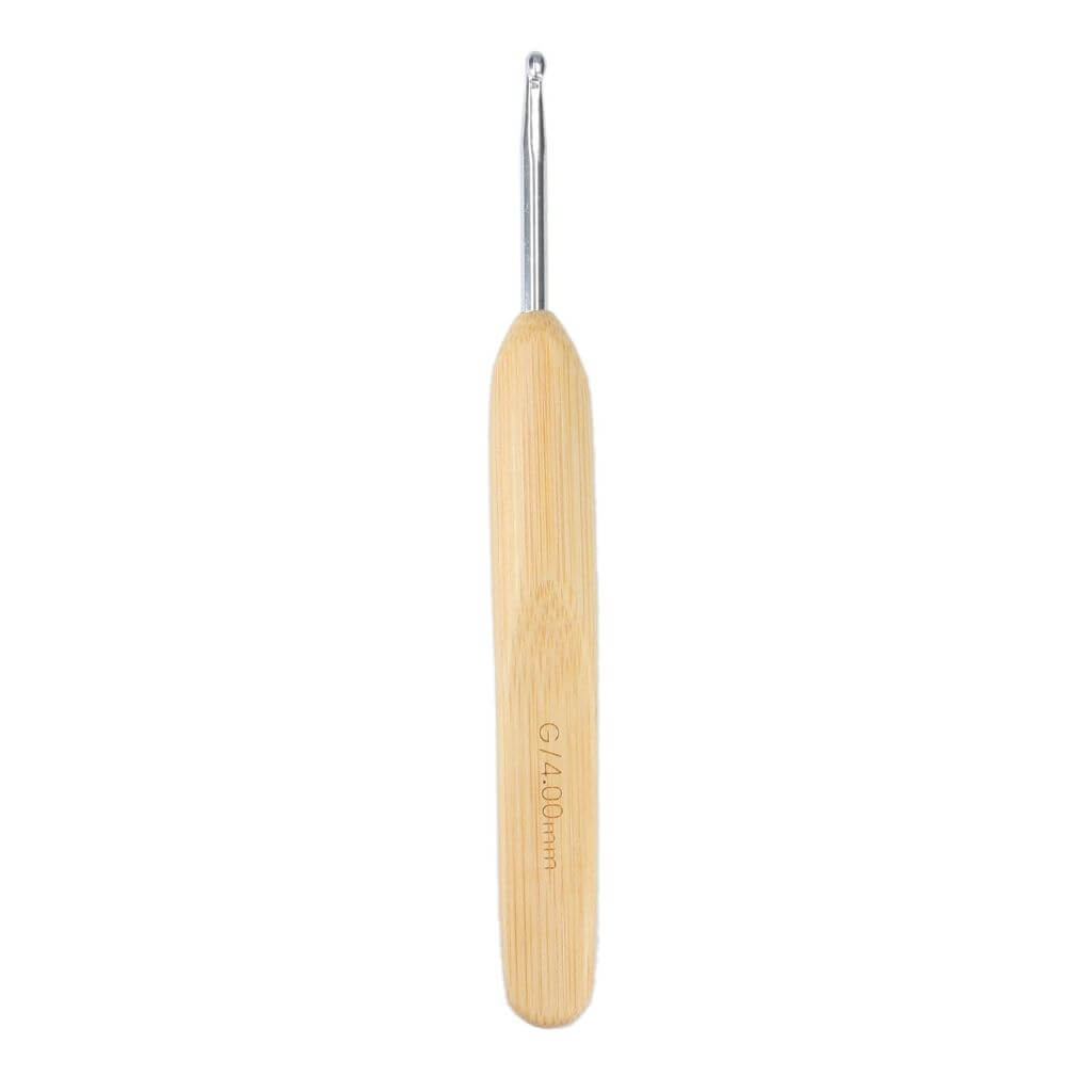 ChiaoGoo 2,00 mm ChiaoGoo Häkelnadel metall Natural mit Bamboo-Griff Lieblingsgarn