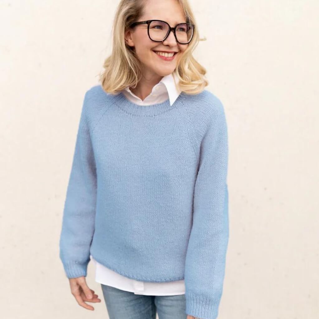 Lana Grossa Pattern Classy Raglan Sweater by sinchens knitwear Strickanleitung - Lana Grossa (Heft) Lieblingsgarn