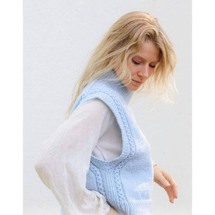 Drops Pullunder Clear Day Vest Strickanleitung - Drops (PDF) Lieblingsgarn