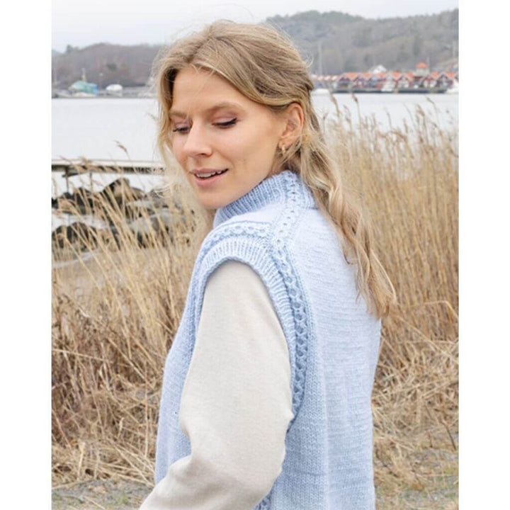 Drops Pullunder Clear Day Vest Strickanleitung - Drops (PDF) Lieblingsgarn