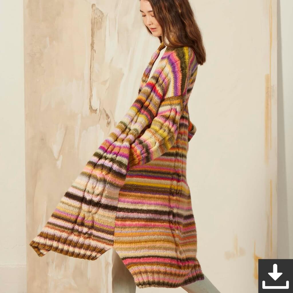 Cloud Mantel - Lang Yarns Modell 990-307 (PDF) Lieblingsgarn