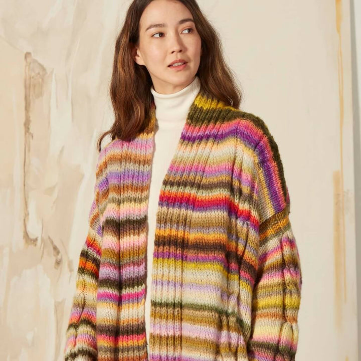 Lang Yarns Pattern Gestreifter Mantel Strickanleitung - Lang Yarns (PDF) Lieblingsgarn