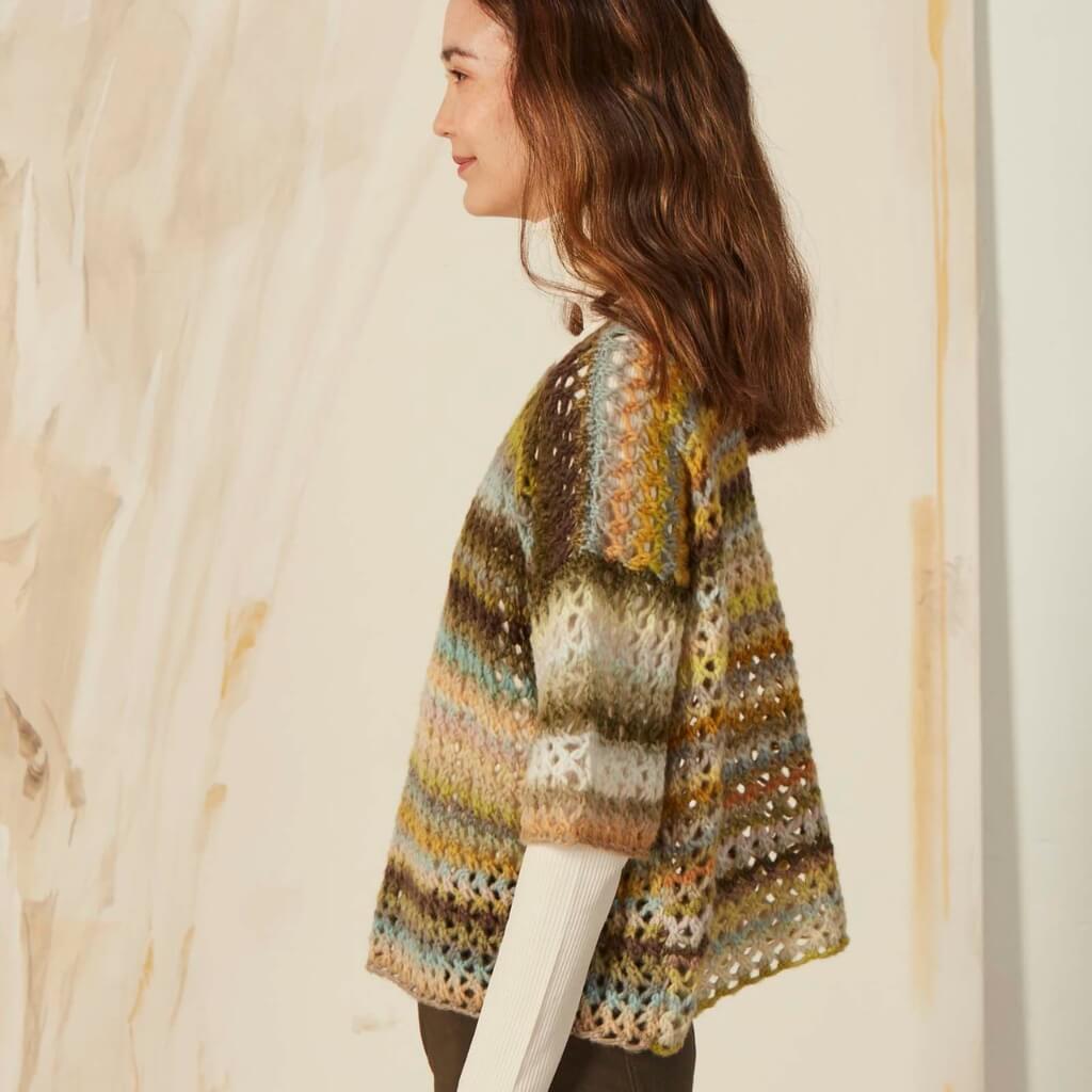 Lang Yarns Pattern Pullover mit Hexentreppenmuster Strickset - Lang Yarns (PDF) Lieblingsgarn