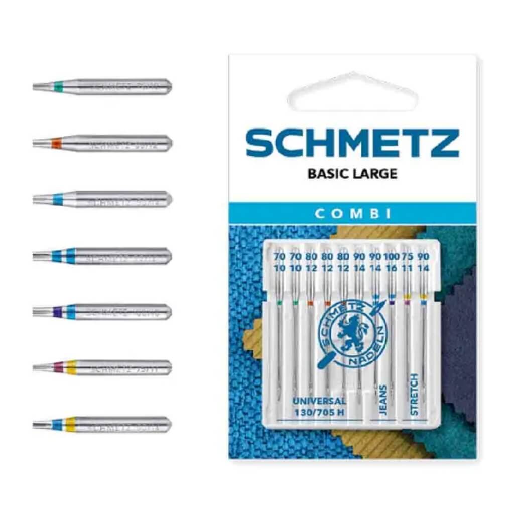 Schmetz Schmetz Combi Basic Large 10 Nadeln 130/705 Lieblingsgarn