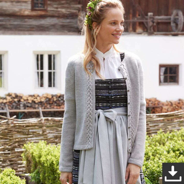 Lana Grossa Cool Wool Jacke - Lana Grossa Trachten 08 Modell 16 (PDF) Lieblingsgarn