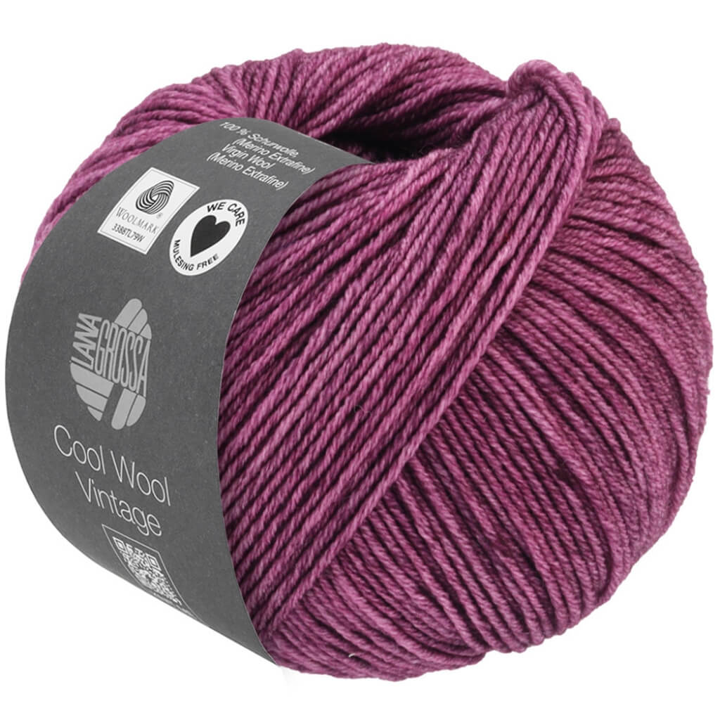 Lana Grossa Cool Wool Vintage 7365 - Pflaume Lieblingsgarn