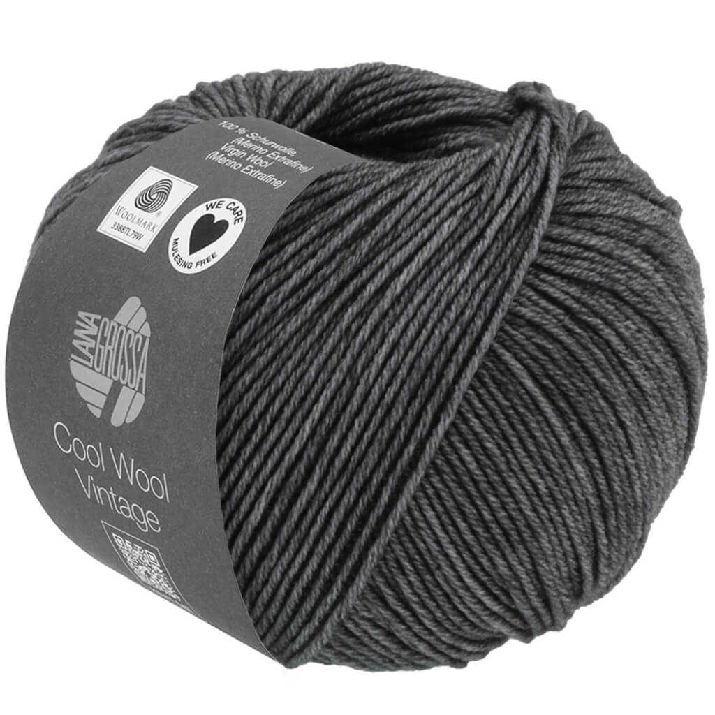 Lana Grossa Cool Wool Vintage 7370 - Anthrazit Lieblingsgarn