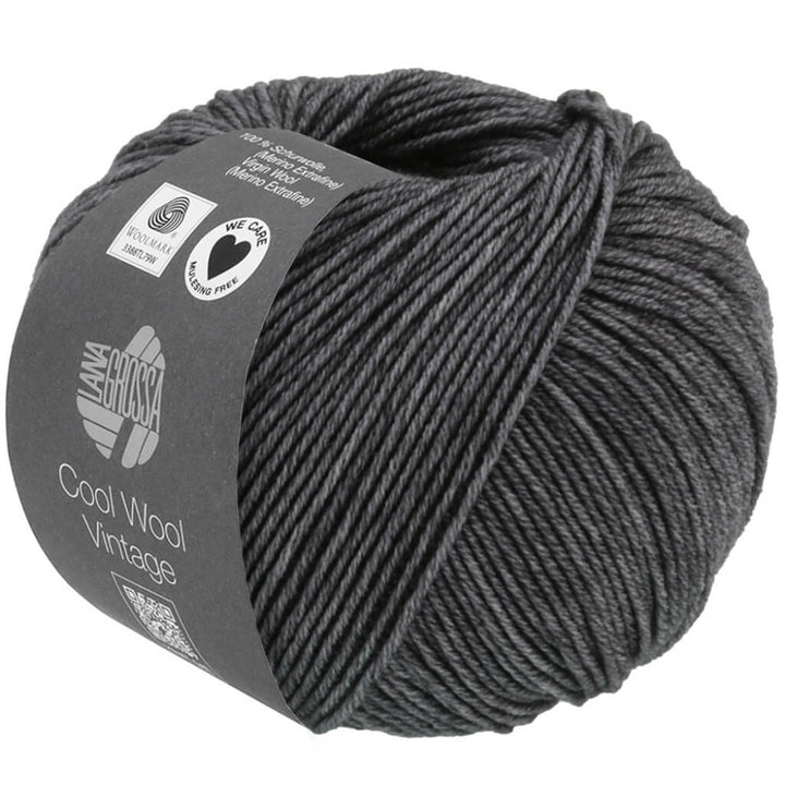Lana Grossa Cool Wool Vintage 7370 - Anthrazit Lieblingsgarn