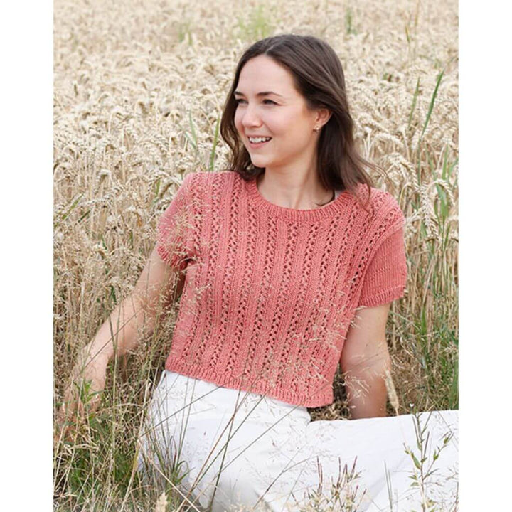 Drops Design Pattern Top Coral Gables Strickset - Drops (PDF) Lieblingsgarn