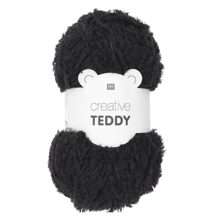 Rico Design 007 - Schwarz Rico Design Creative Teddy Lieblingsgarn