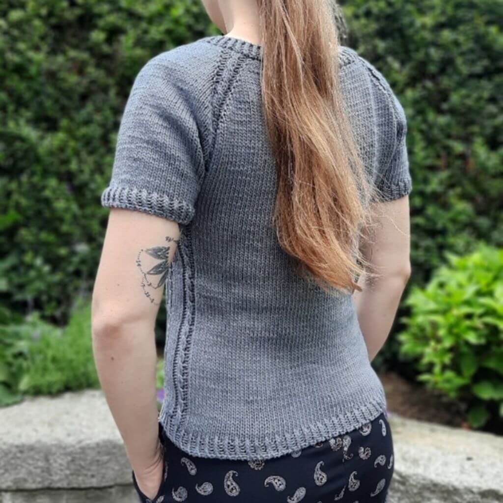 Nadelmelodie Shirt Curly Tee Strickanleitung - Nadelmelodie (PDF) Lieblingsgarn