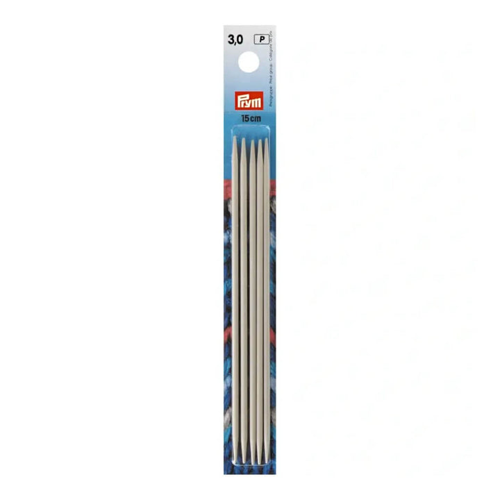 Prym 15 cm / 3 Prym Strumpfstricknadeln ALU 10 - 40 cm Lieblingsgarn