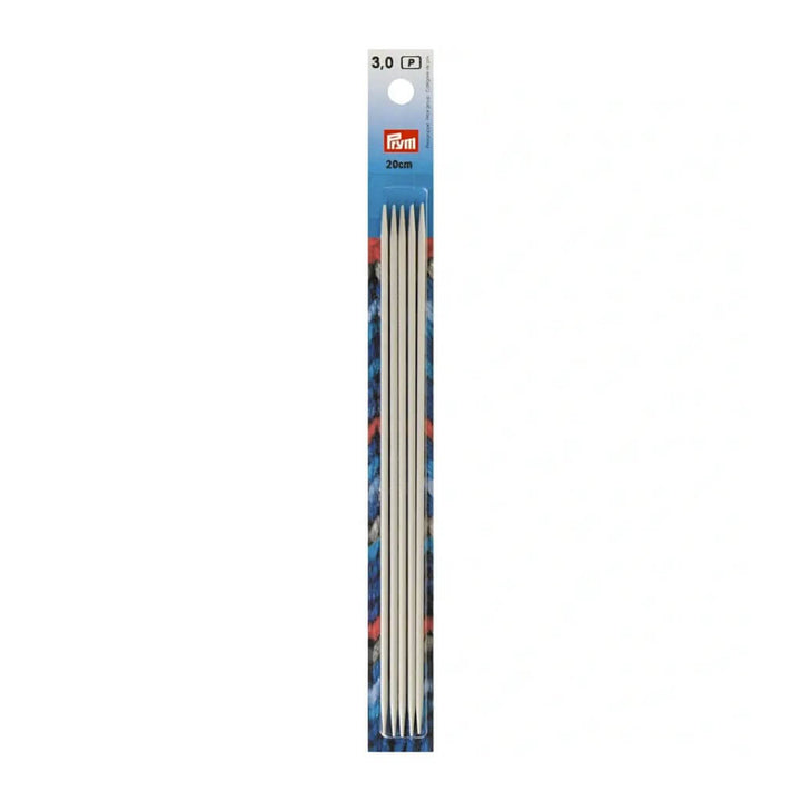 Prym 20 cm / 3 Prym Strumpfstricknadeln ALU 10 - 40 cm Lieblingsgarn