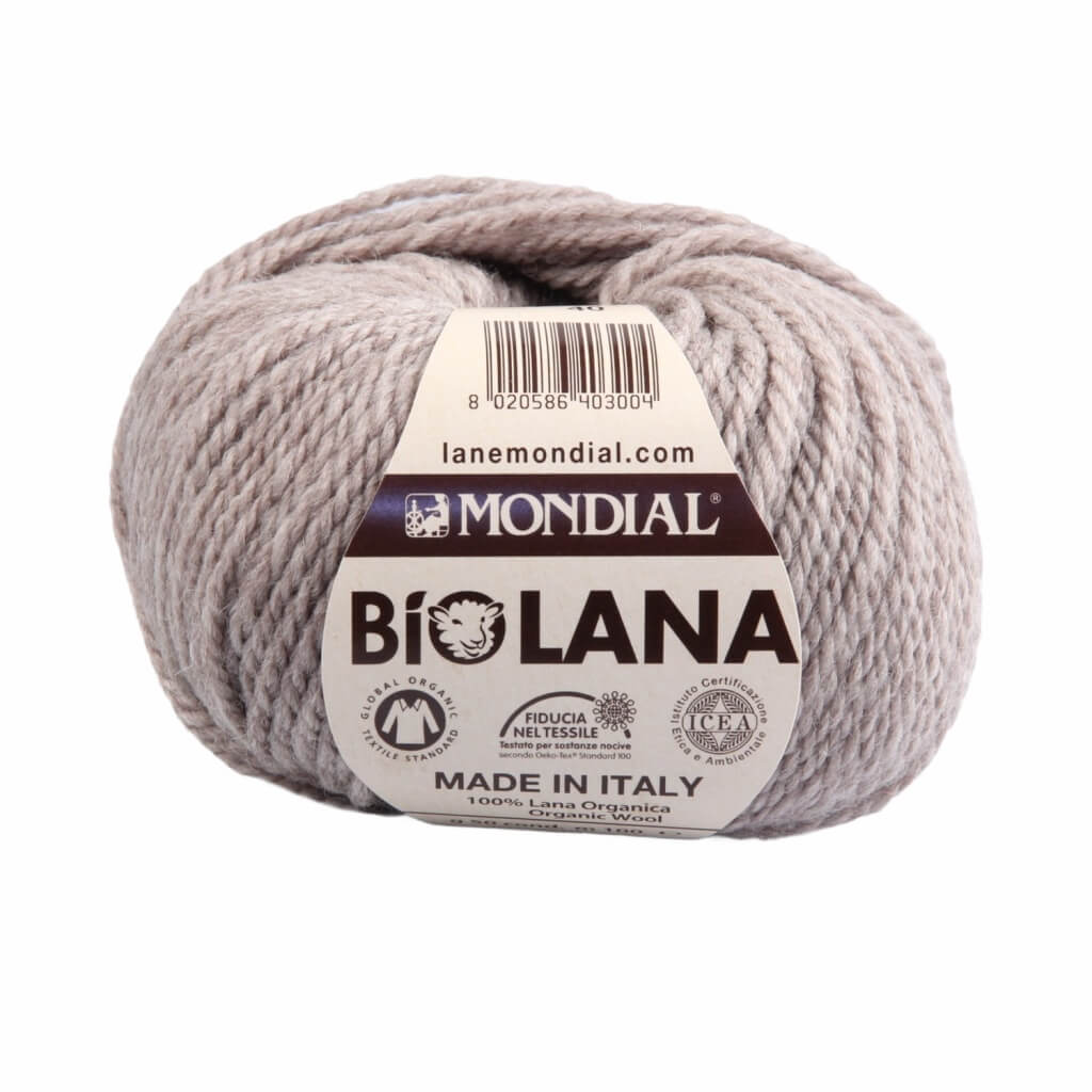 Lane Mondial 343 - Kitt Lane Mondial Bio Lana 50g - Bio Wolle Lieblingsgarn