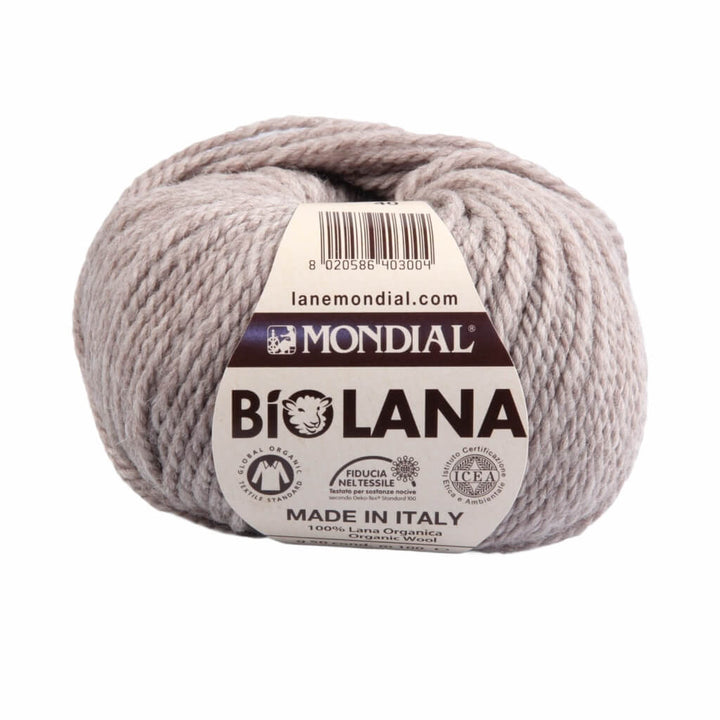 Lane Mondial 343 - Kitt Lane Mondial Bio Lana 50g - Bio Wolle Lieblingsgarn