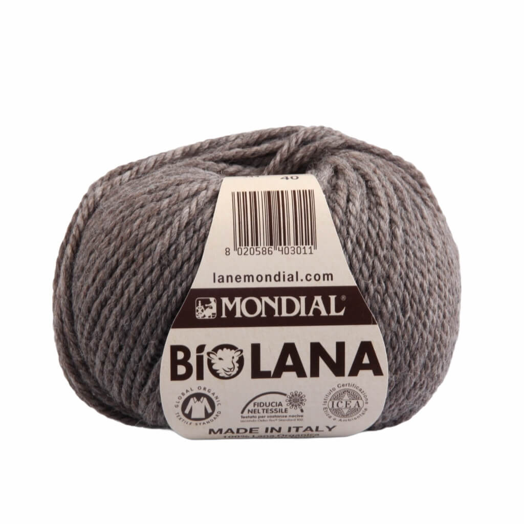 Lane Mondial 344 - Stein Lane Mondial Bio Lana 50g - Bio Wolle Lieblingsgarn
