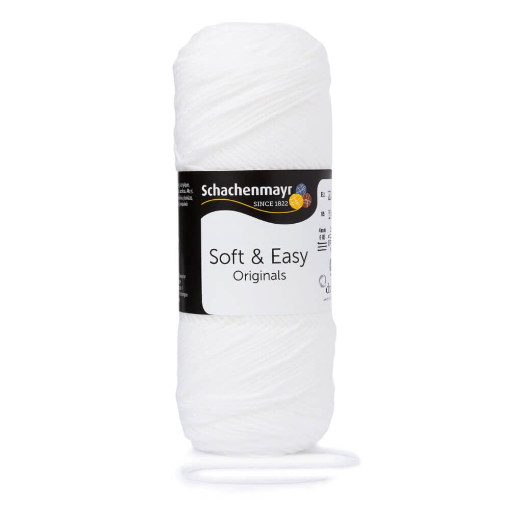 Schachenmayr 1 - Weiß Schachenmayr Soft &amp; Easy Lieblingsgarn