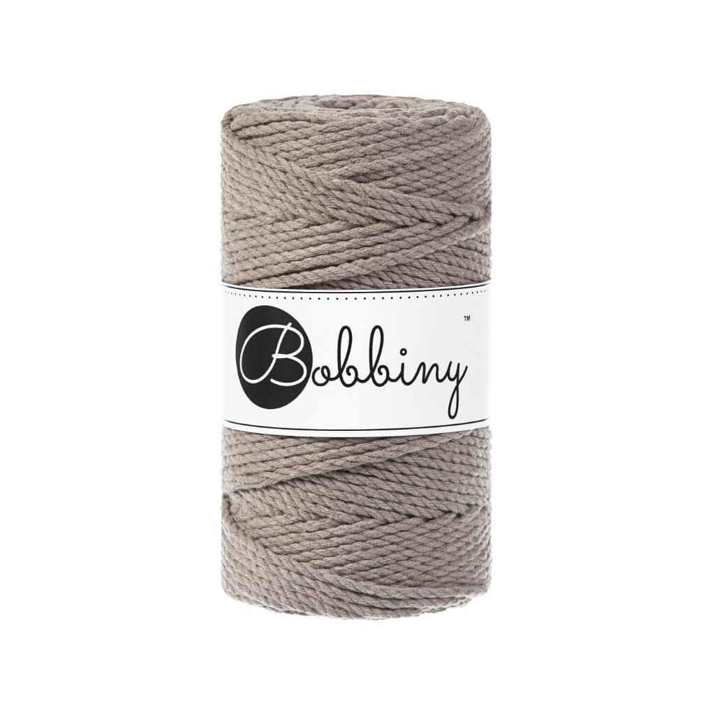 Bobbiny Coffee Bobbiny Makramee Garn 3mm gedreht Lieblingsgarn