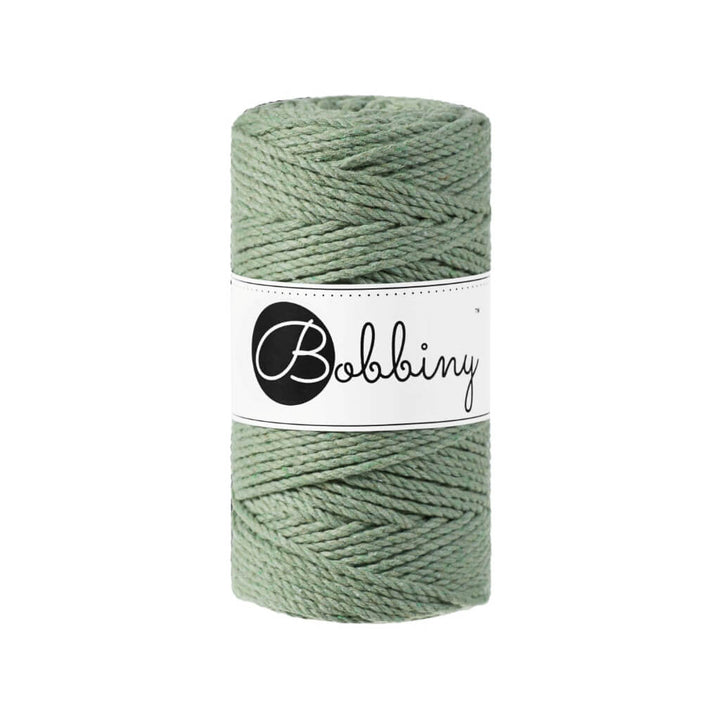 Bobbiny Eucalyptus Green Bobbiny Makramee Garn 3mm gedreht Lieblingsgarn