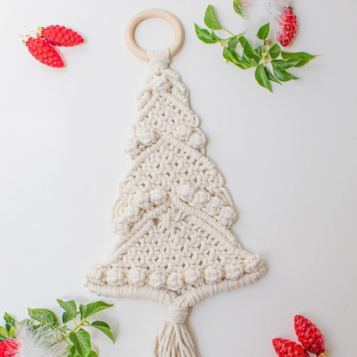 Hoooked Weihnachtsbaum Makramee Set - Hoooked Lieblingsgarn