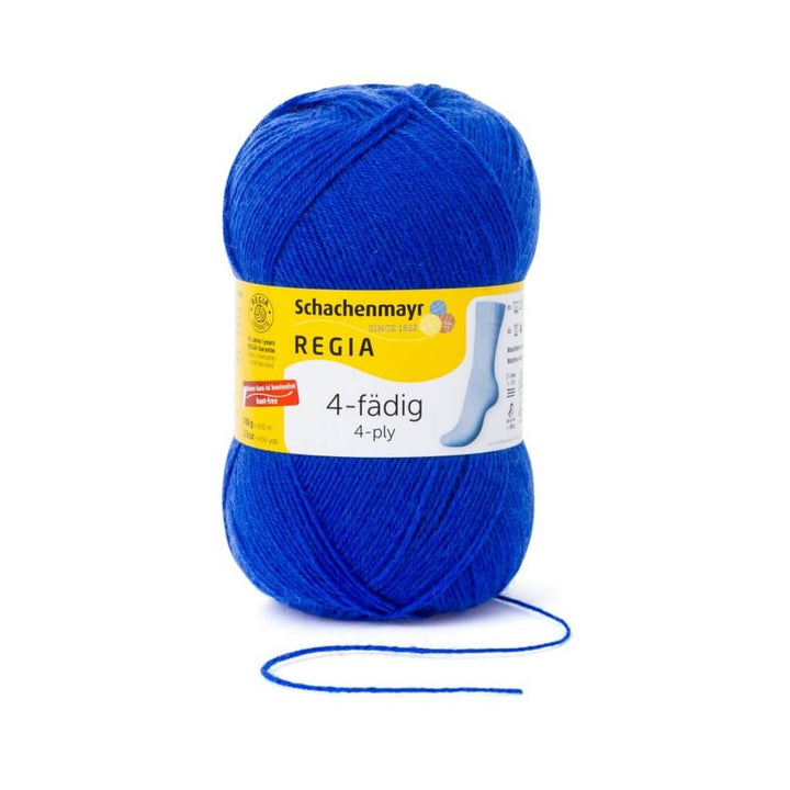 Schachenmayr 6615 - Electric blue Schachenmayr Regia 4-fädig Uni 100 Gramm Lieblingsgarn