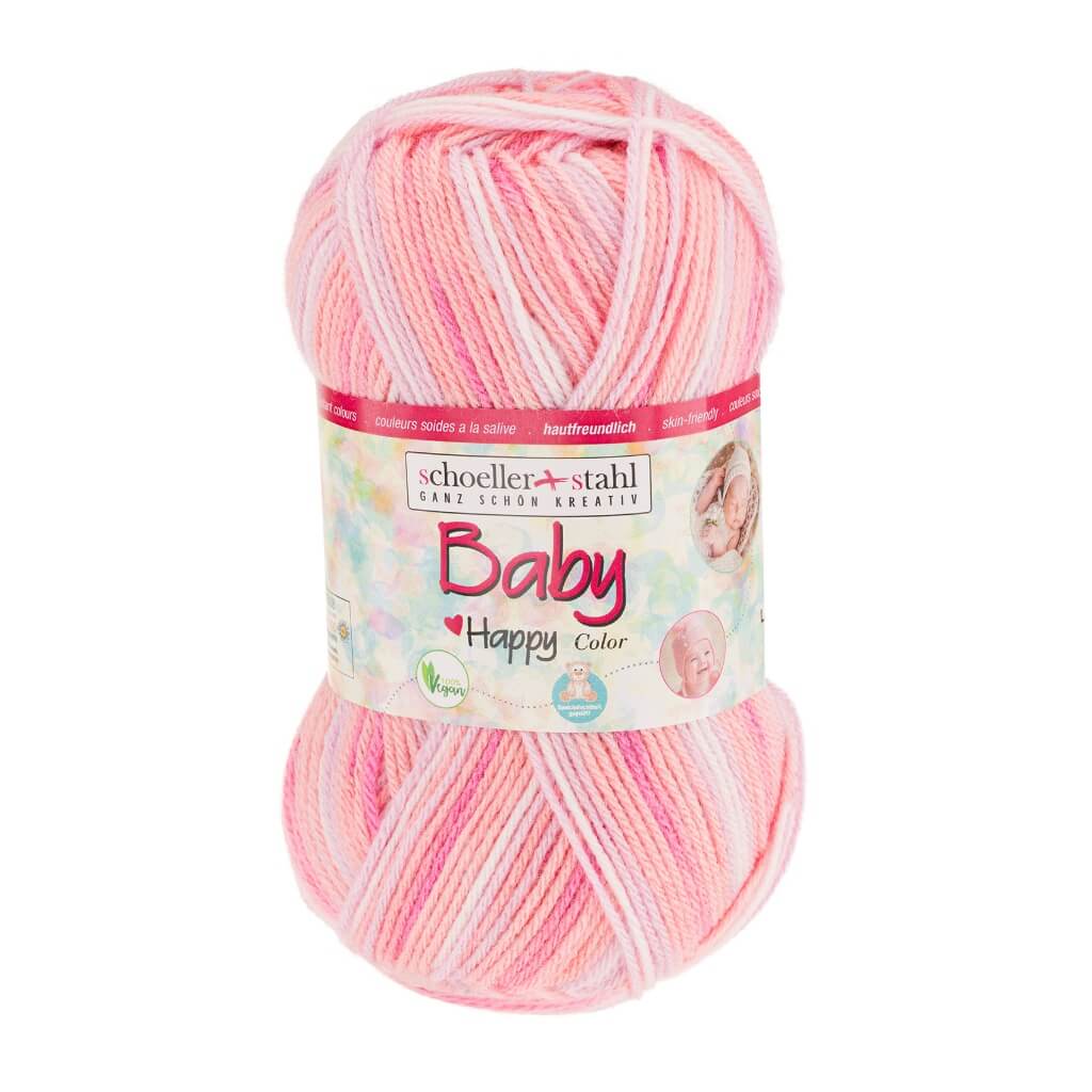 Schoeller + Stahl 107 - Himbeer Schoeller+Stahl Baby Happy Color 50g Lieblingsgarn