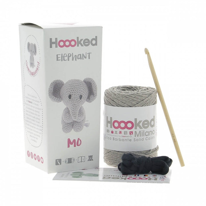 Hoooked Set Amigurumi Elefant Mo Häkelset - Hoooked Lieblingsgarn