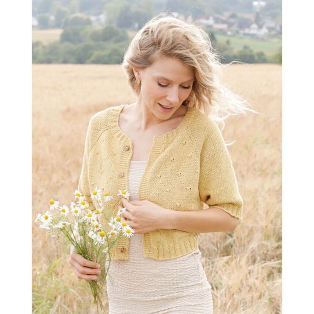 Drops Dandelion Heart Cardigan Strickanleitung - Drops (PDF) Lieblingsgarn