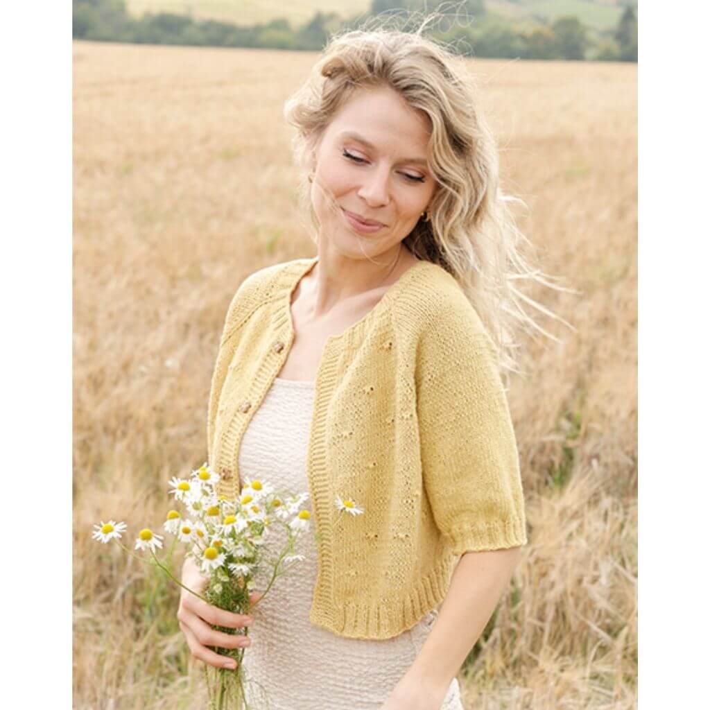 Drops Dandelion Heart Cardigan Strickanleitung - Drops (PDF) Lieblingsgarn