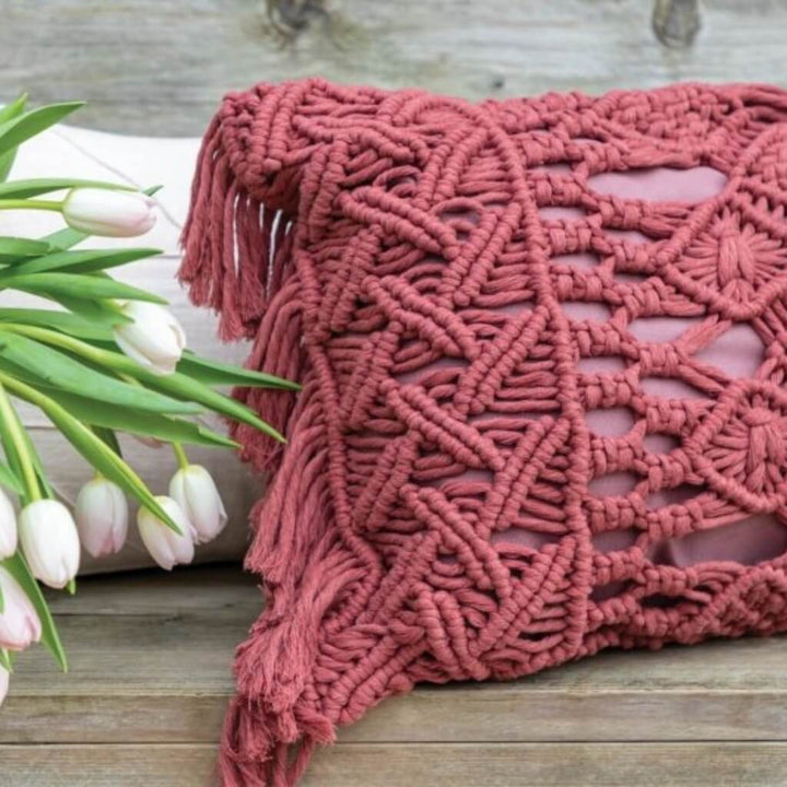 Daring Diamonds Kissen Durable Rope (PDF) Lieblingsgarn