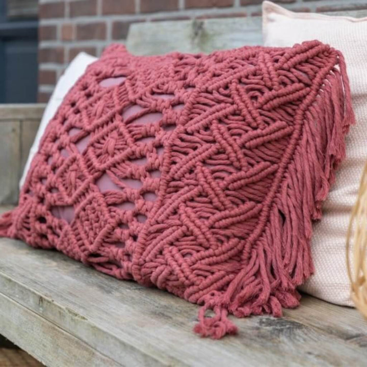 Daring Diamonds Kissen Durable Rope (PDF) Lieblingsgarn