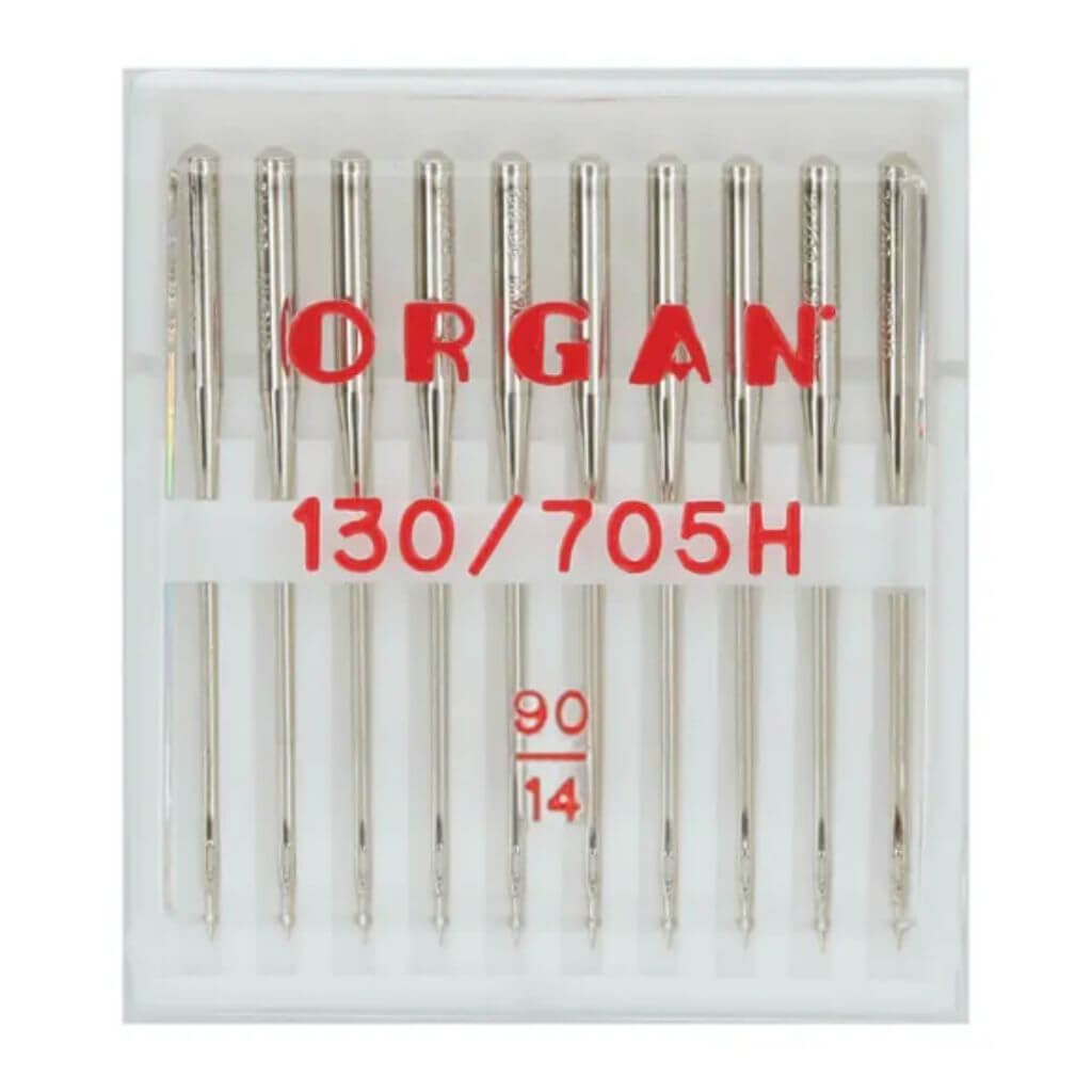 Organ Needles Organ Nähmaschinennadeln 130/705 H Universalnadeln 90-14, 10 Stk. Lieblingsgarn