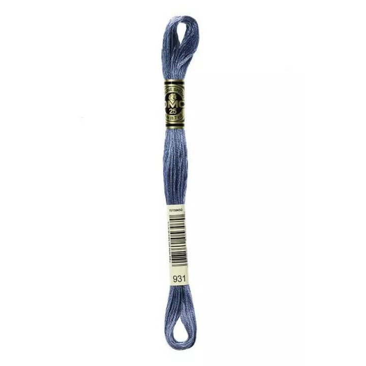 DMC 931 - Blau-Grau DMC Mouliné Spécial Lieblingsgarn